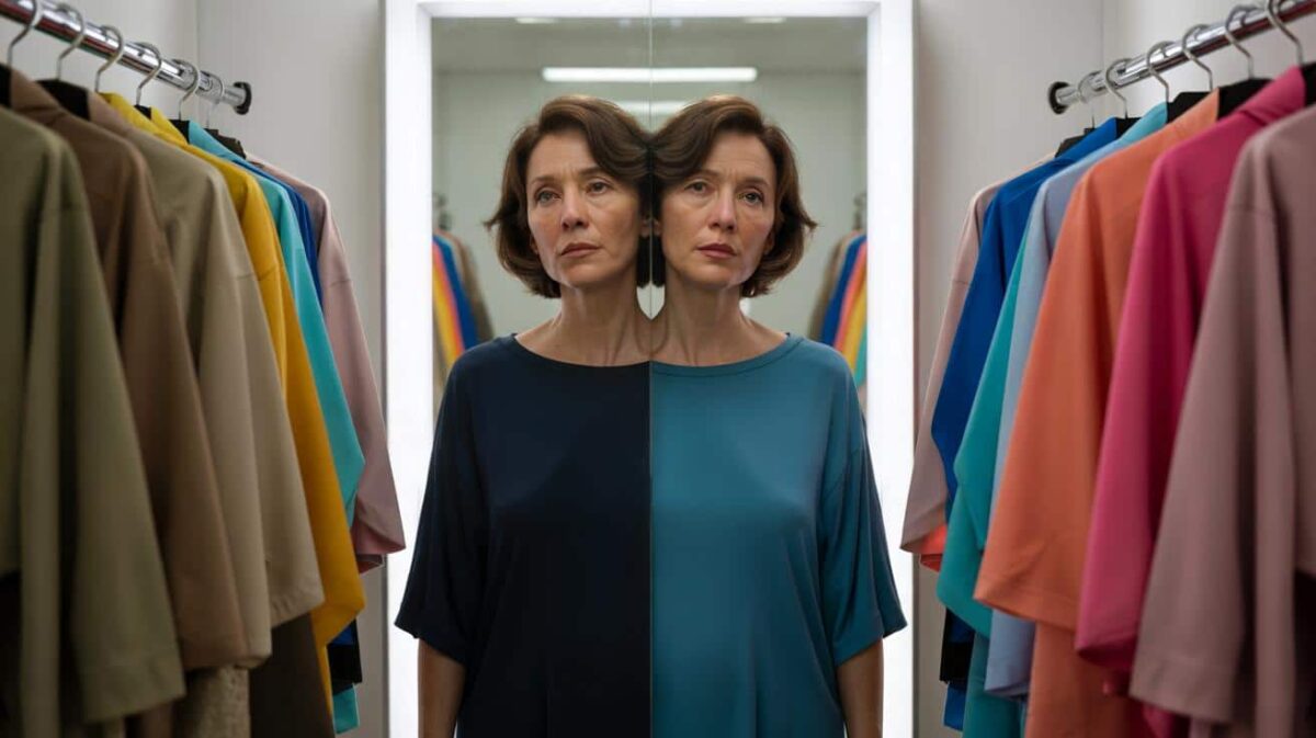 Which colours make us look older according to psychology?