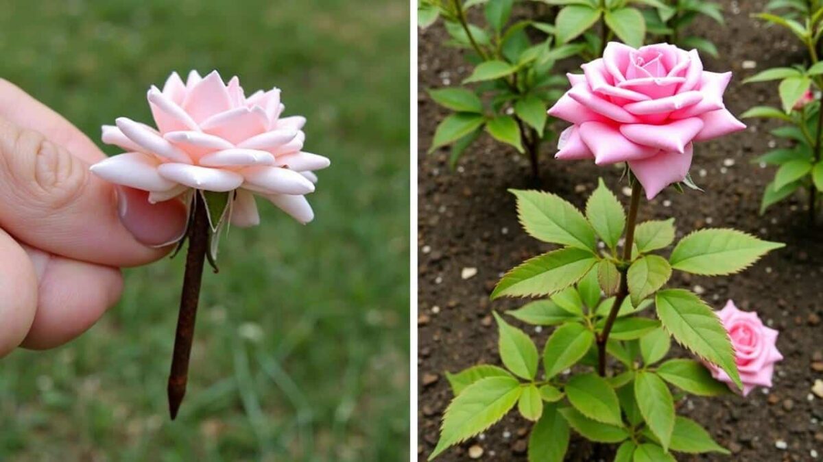 Why old-time gardeners buried a rusty nail at the base of rose bushes
